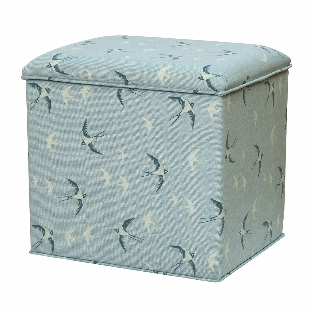 RSPB Swallows Grosvenor Upholstered storage Ottoman